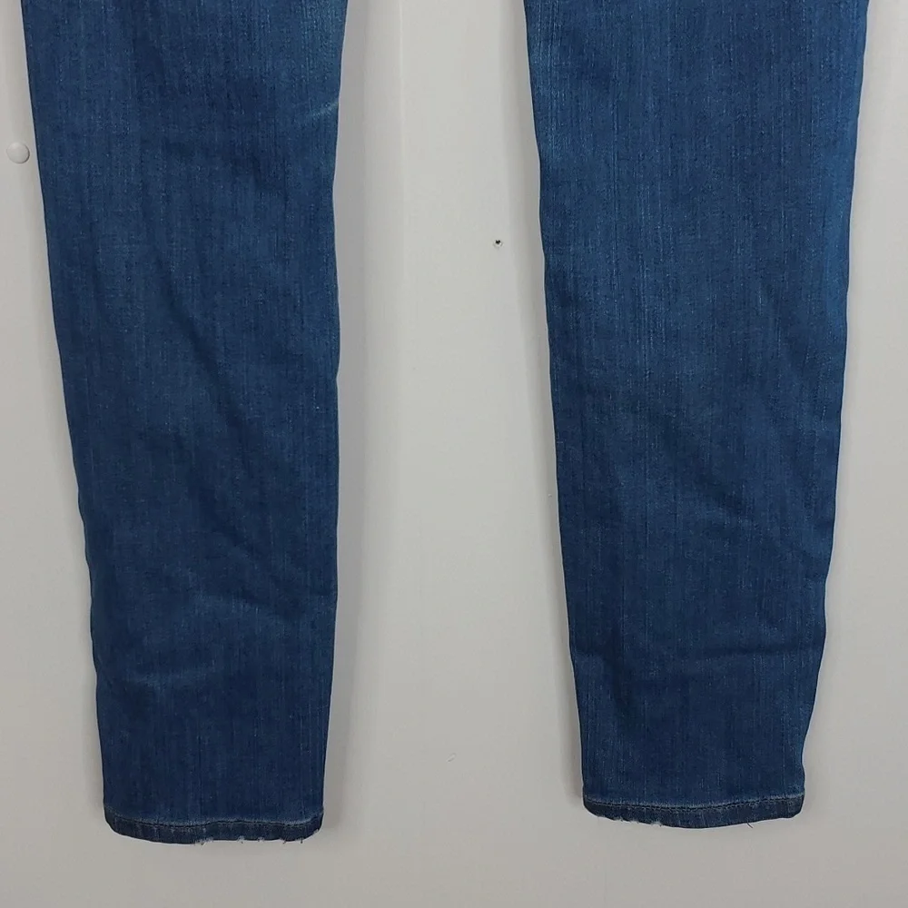 Madewell Skinny Skinny Jeans 9 Inch High Riser Ripped Knee Distressed Womens 24 - Picture 5 of 10